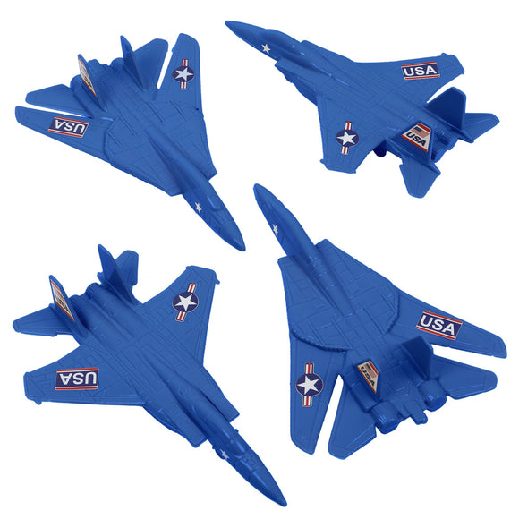 Tim Mee Toy Combat Jets Blue Vignette
