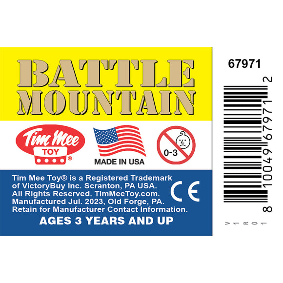 Tim Mee Toy Mountain Tan Label Art