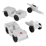 Tim Mee Toy Combat Patrol White Front & Back Views