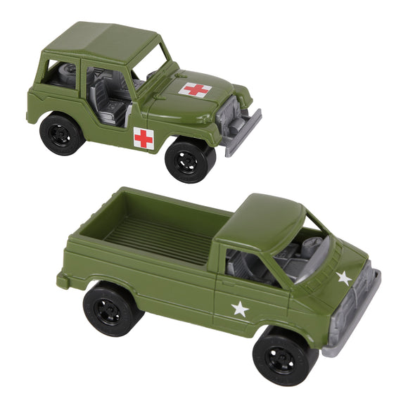 Tim Mee Toy Combat Transport Light Trucks OD Green Main Image