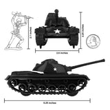 Tim Mee Toy Tank Black ScaleTim Mee Toy Black M48 Patton Tank Scale